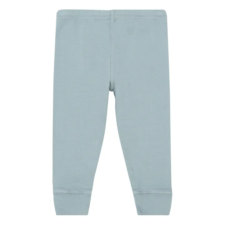 Tino Cotton Leggings | Grey blue- Product image n°0