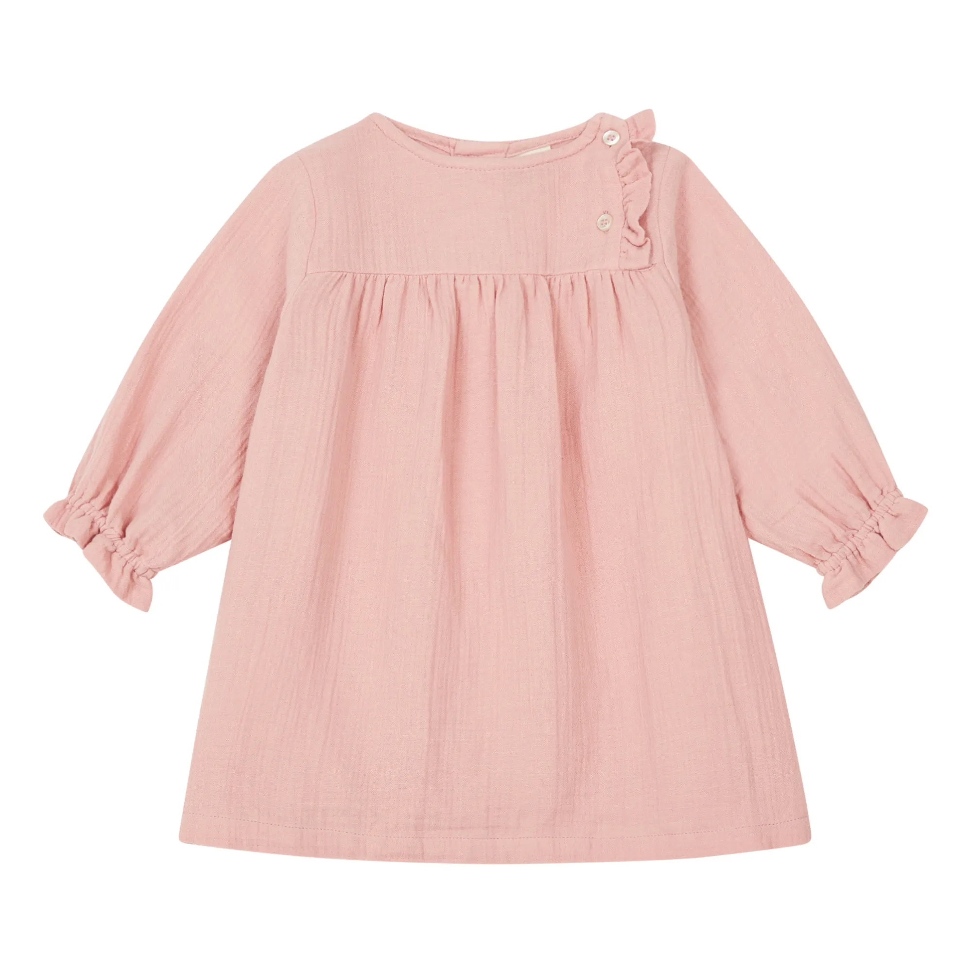 Bonton Pink Pampill Cotton Muslin Dress