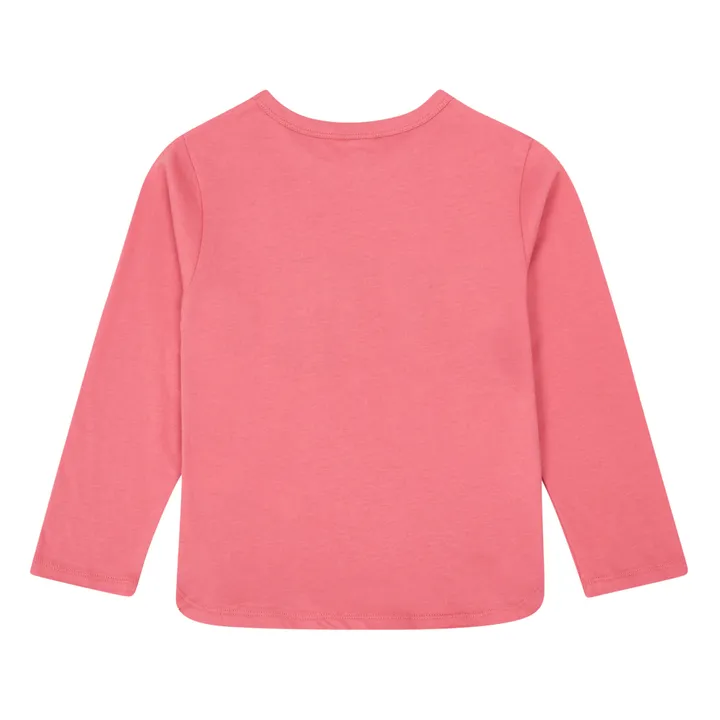 T-Shirt con logo in cotone | Rosa- Immagine del prodotto n°2
