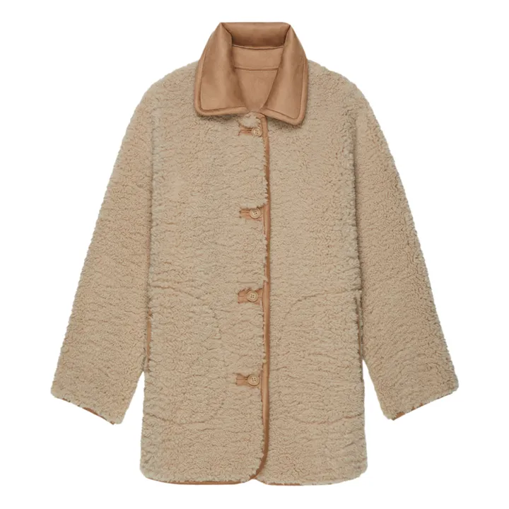 Vanessa Bruno Manteau Vanna Réversible Beige Smallable