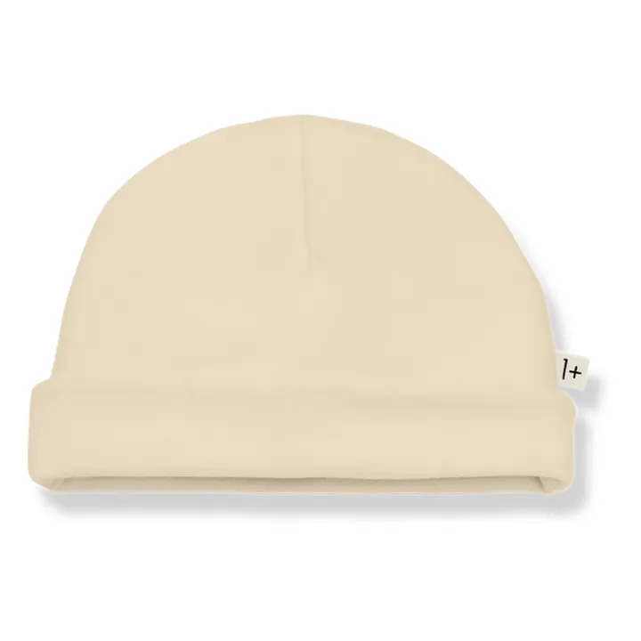 Bonnet Nuc Coton Bio | Beige- Image produit n°0