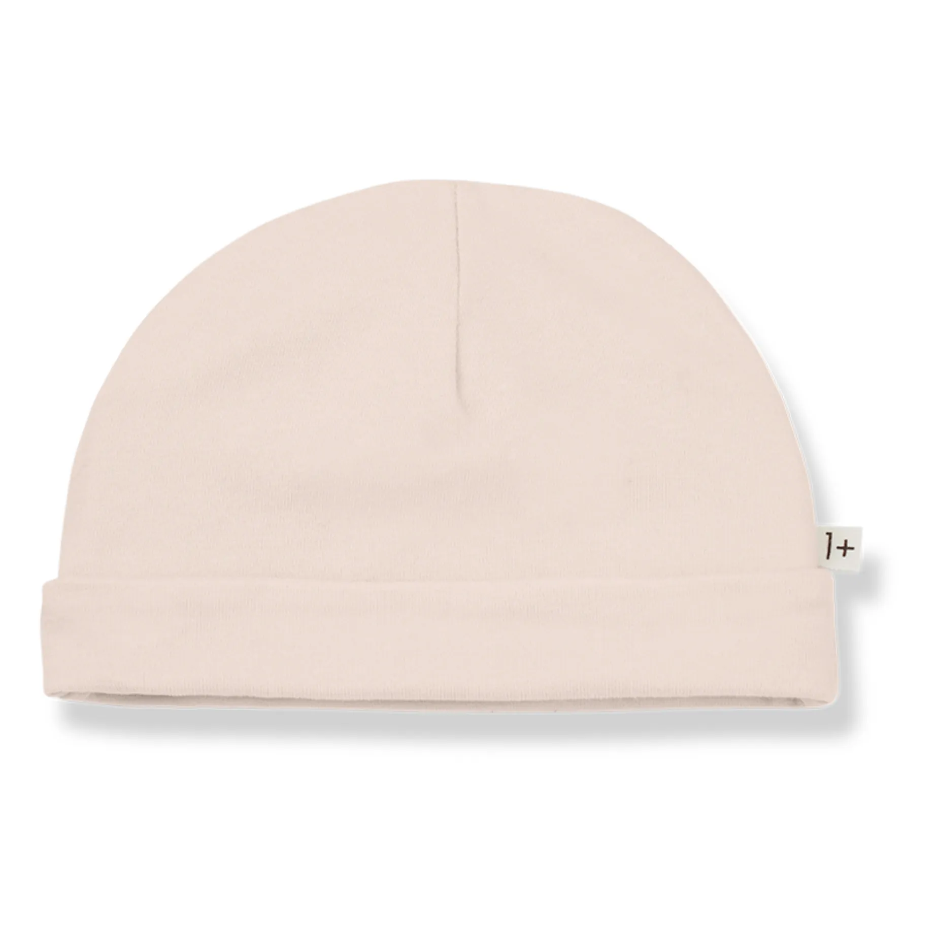 1+ In The Family Powder Pink Nuc Organic Cotton Beanie