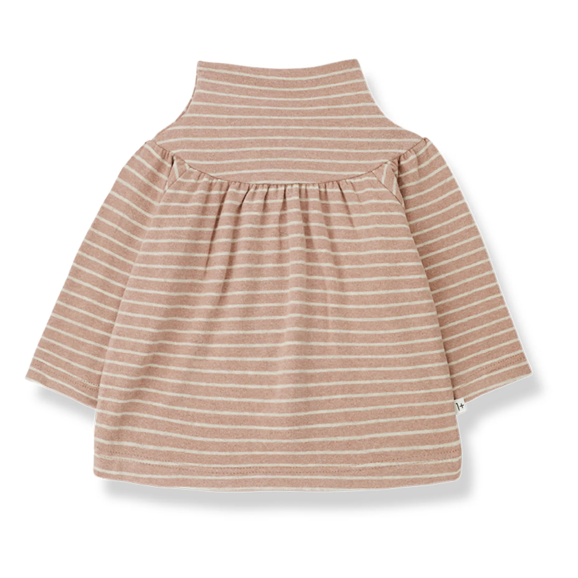 1+ In The Family Pink Patricia Turtleneck Blouse