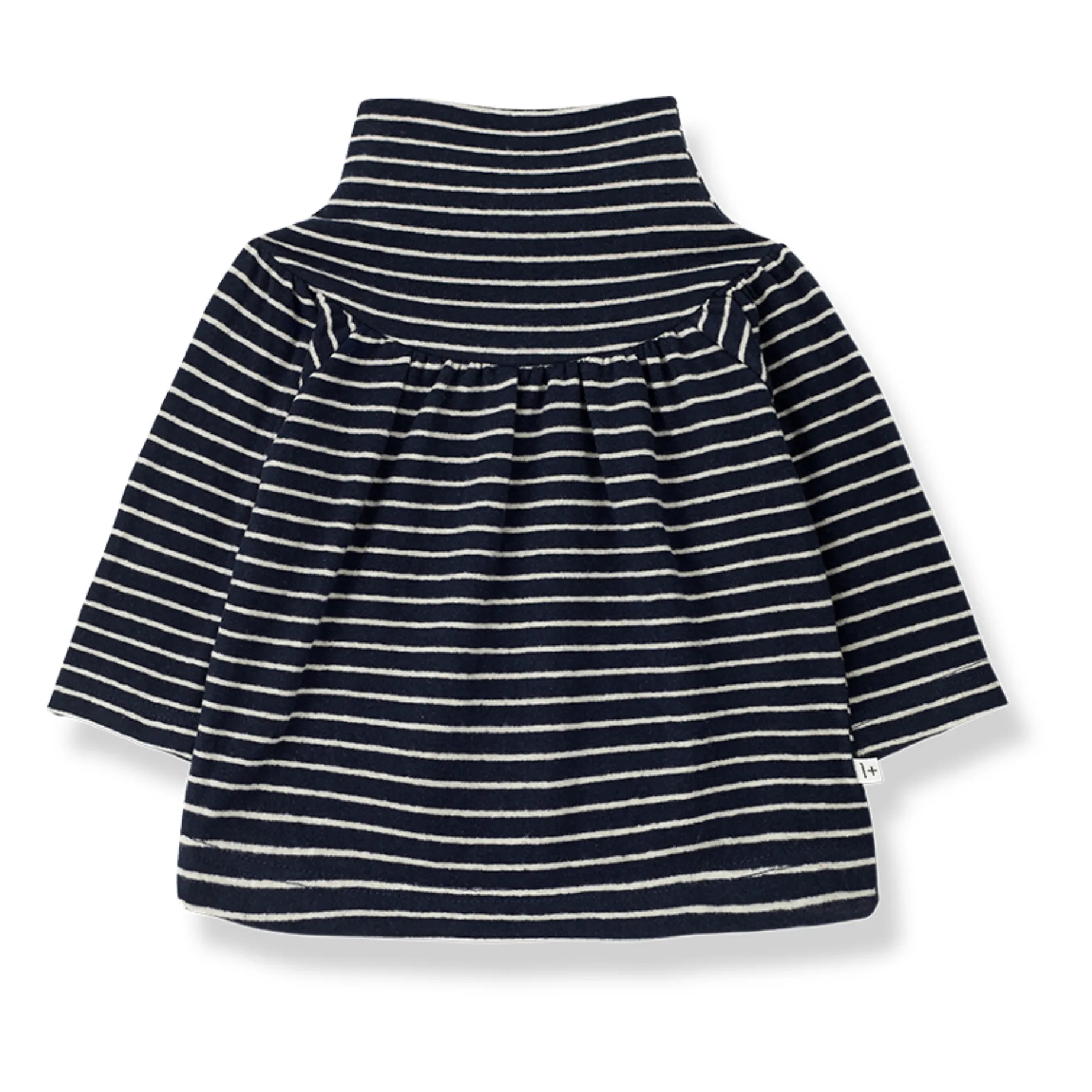 1+ In The Family Navy Blue Patricia Turtleneck Blouse
