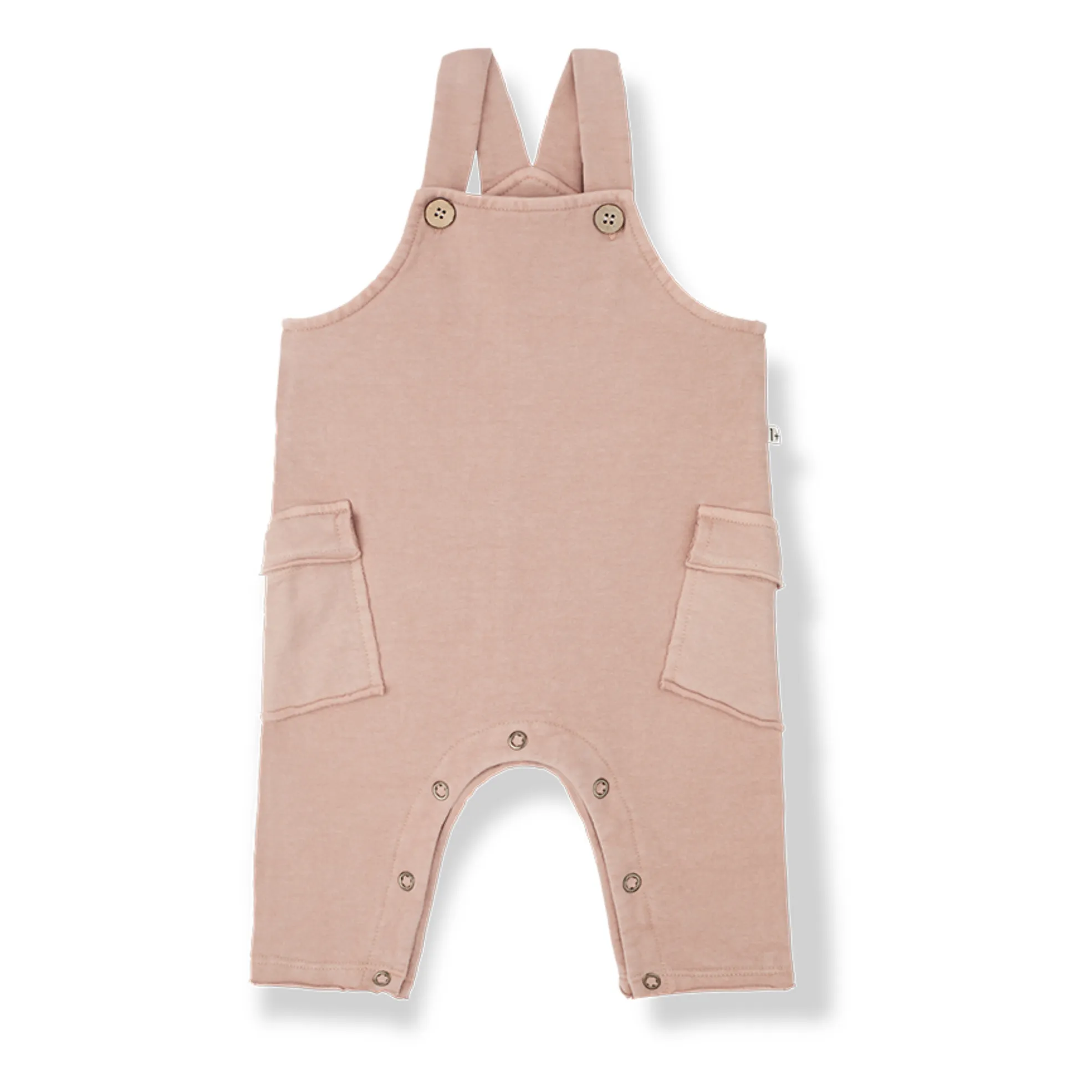 1+ In The Family Pink Andrea Overalls