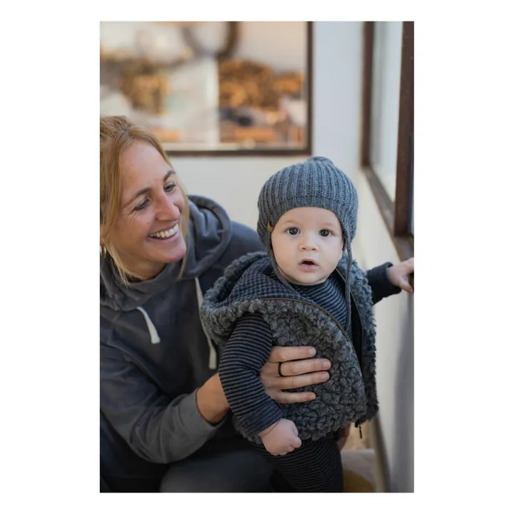 Bonnet à Pompon Ciro | Gris- Image produit n°1