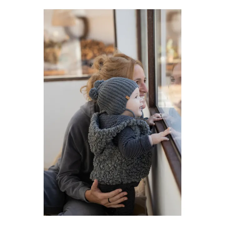 Bonnet à Pompon Ciro | Gris- Image produit n°2