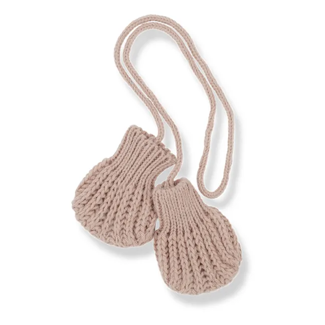 Moufles en Laine Leda | Rose