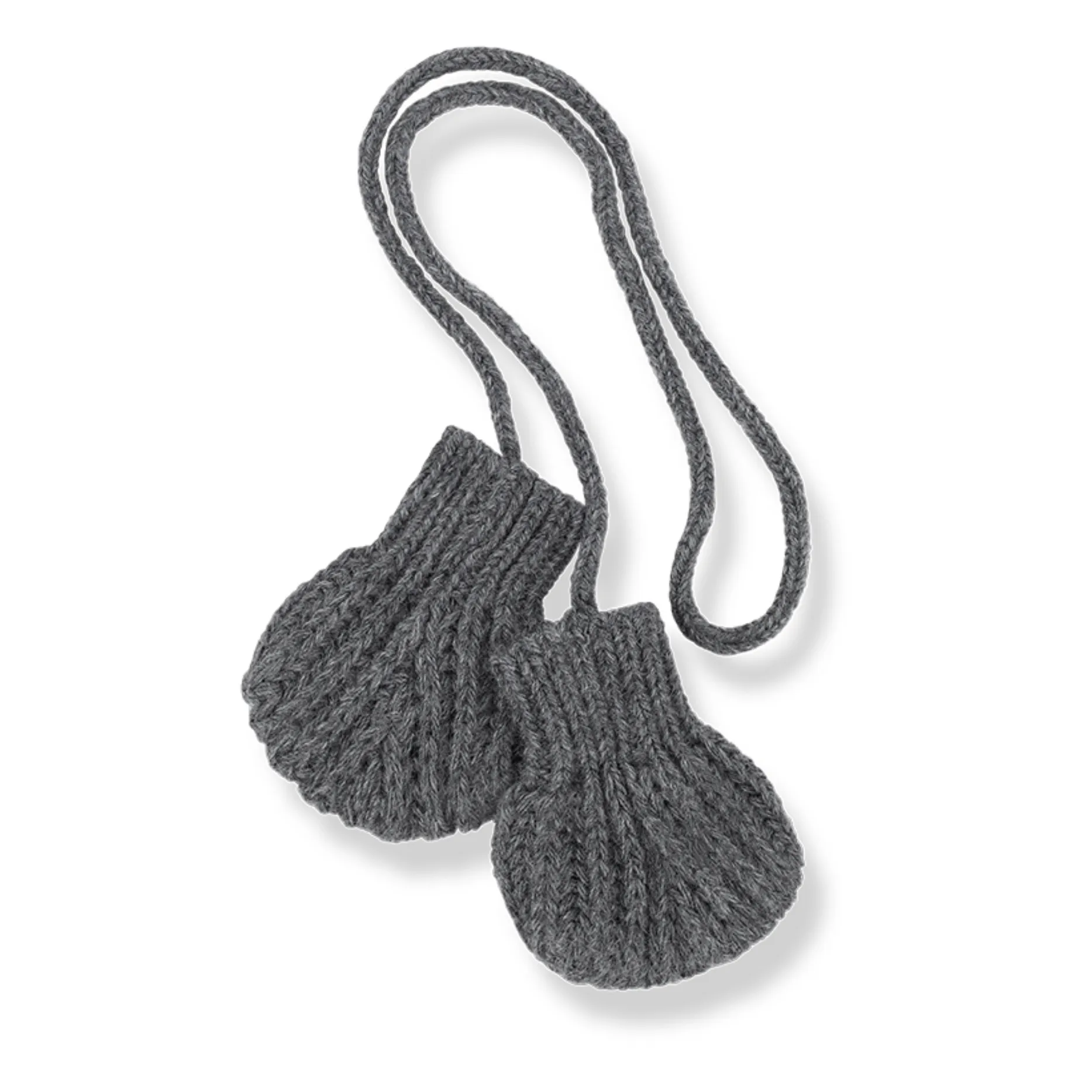 1+ In The Family Grey Leda Woollen Mittens