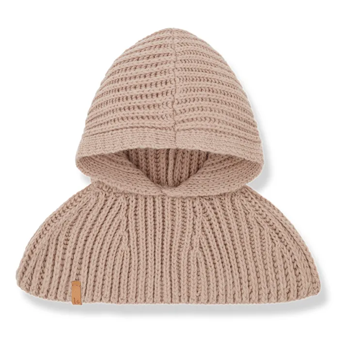 Cache-cou à Capuche Telma | Rose- Image produit n°0