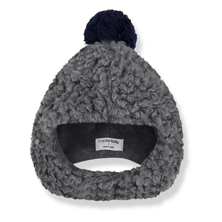 Bonnet à Pompon Gigi | Gris- Image produit n°0