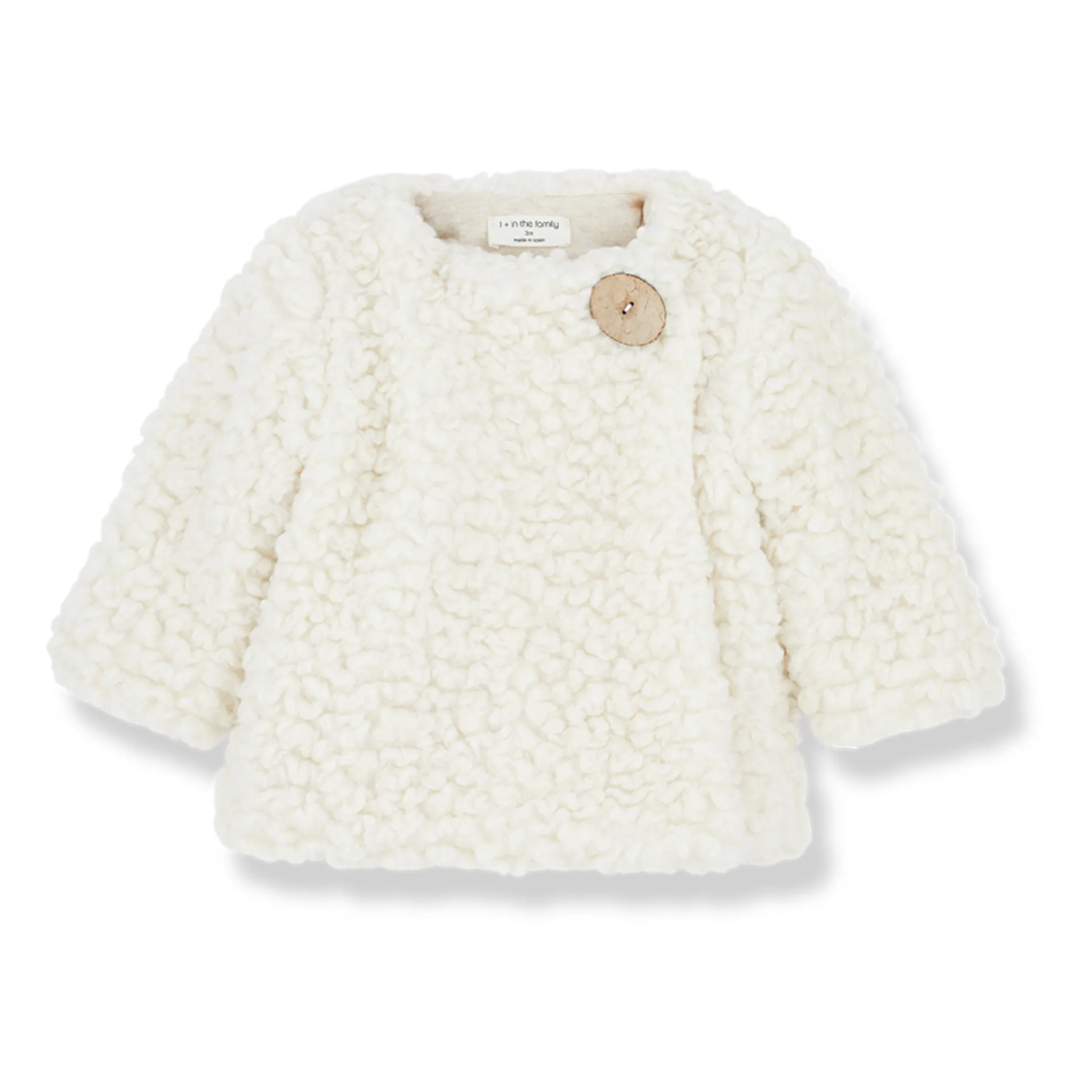 1+ In The Family Ecru Uxue Sherpa Coat