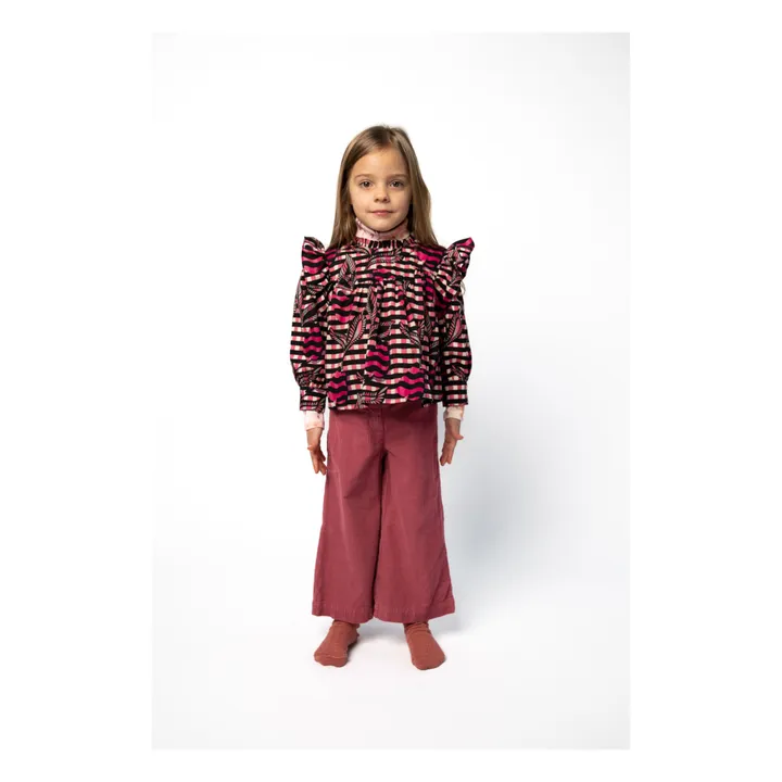 Pantaloni larghi Royal Ricco | Rosso lampone- Immagine del prodotto n°1