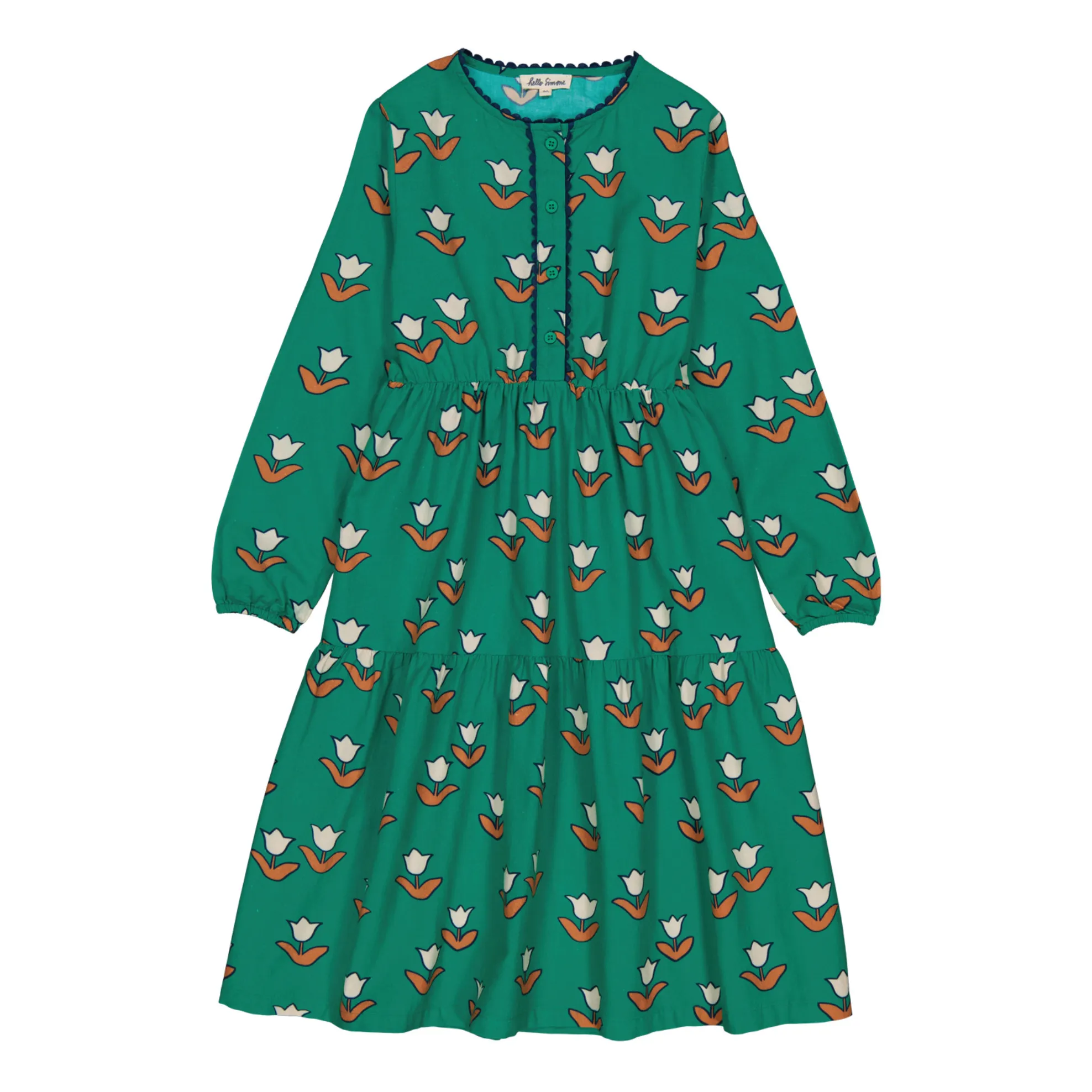 Hello Simone Green Albertine Dress