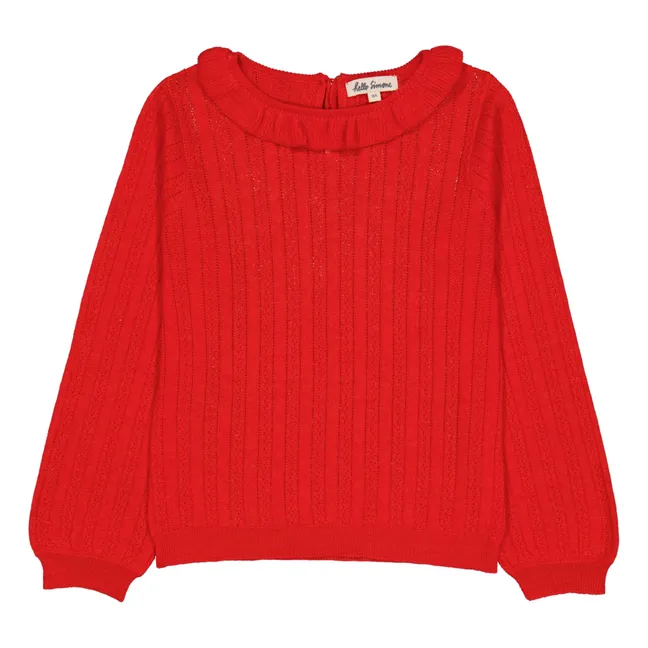 Suéter Cassidy con cuello vuelto | Rojo