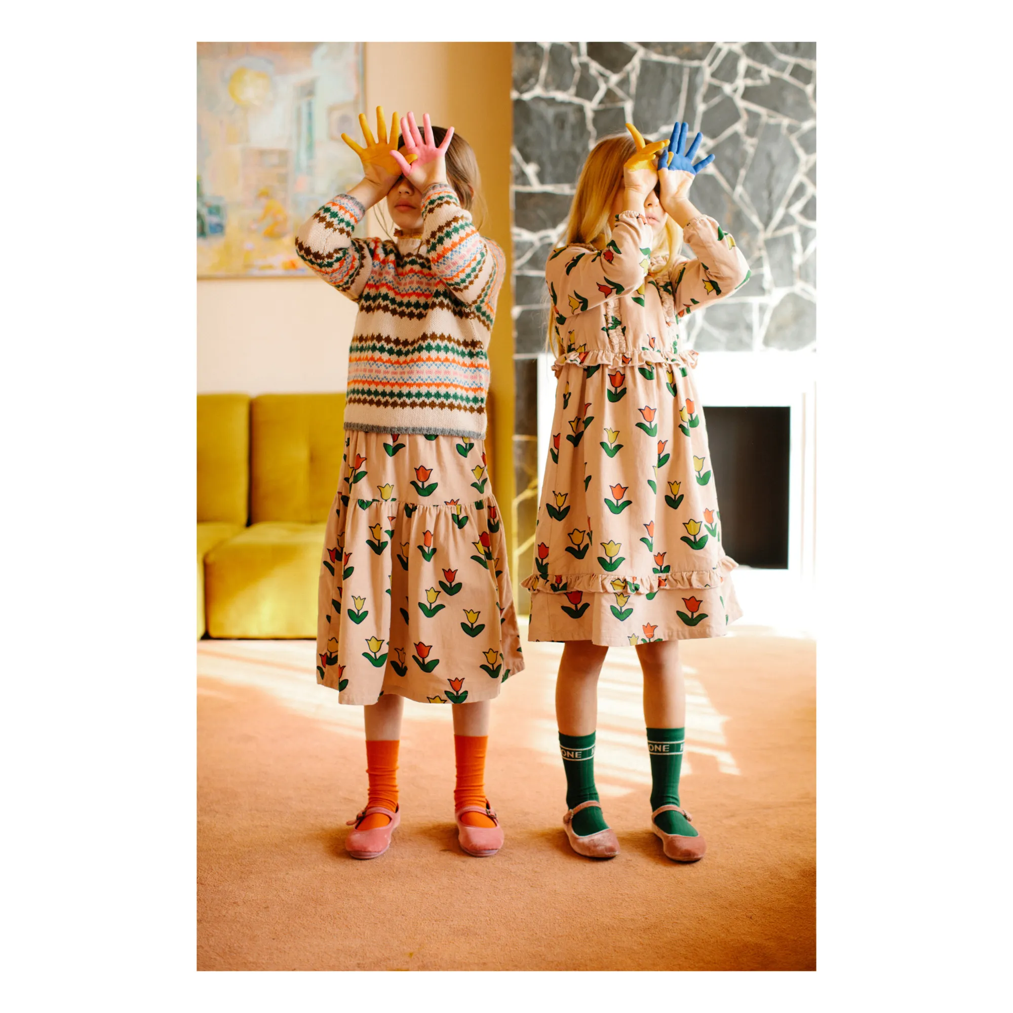Robe Hortense | Rose pâle- Image produit n°1