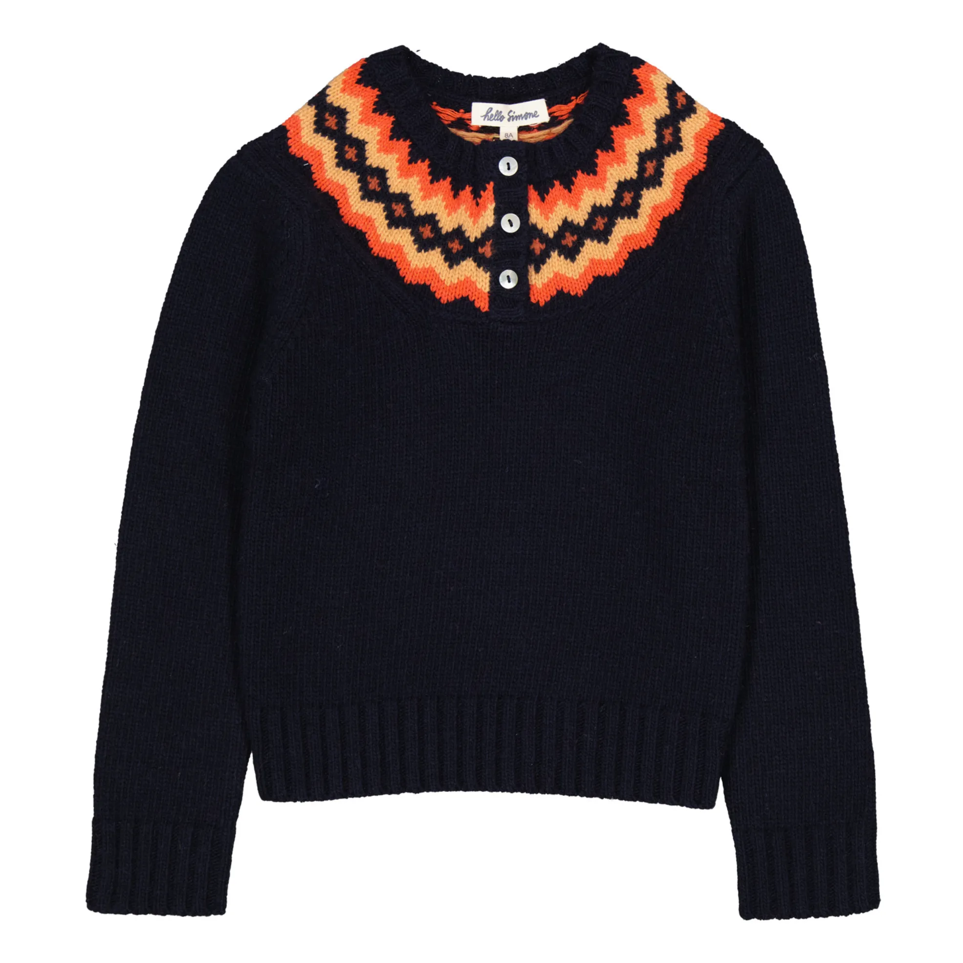 Hello Simone Navy Blue Inès Jumper