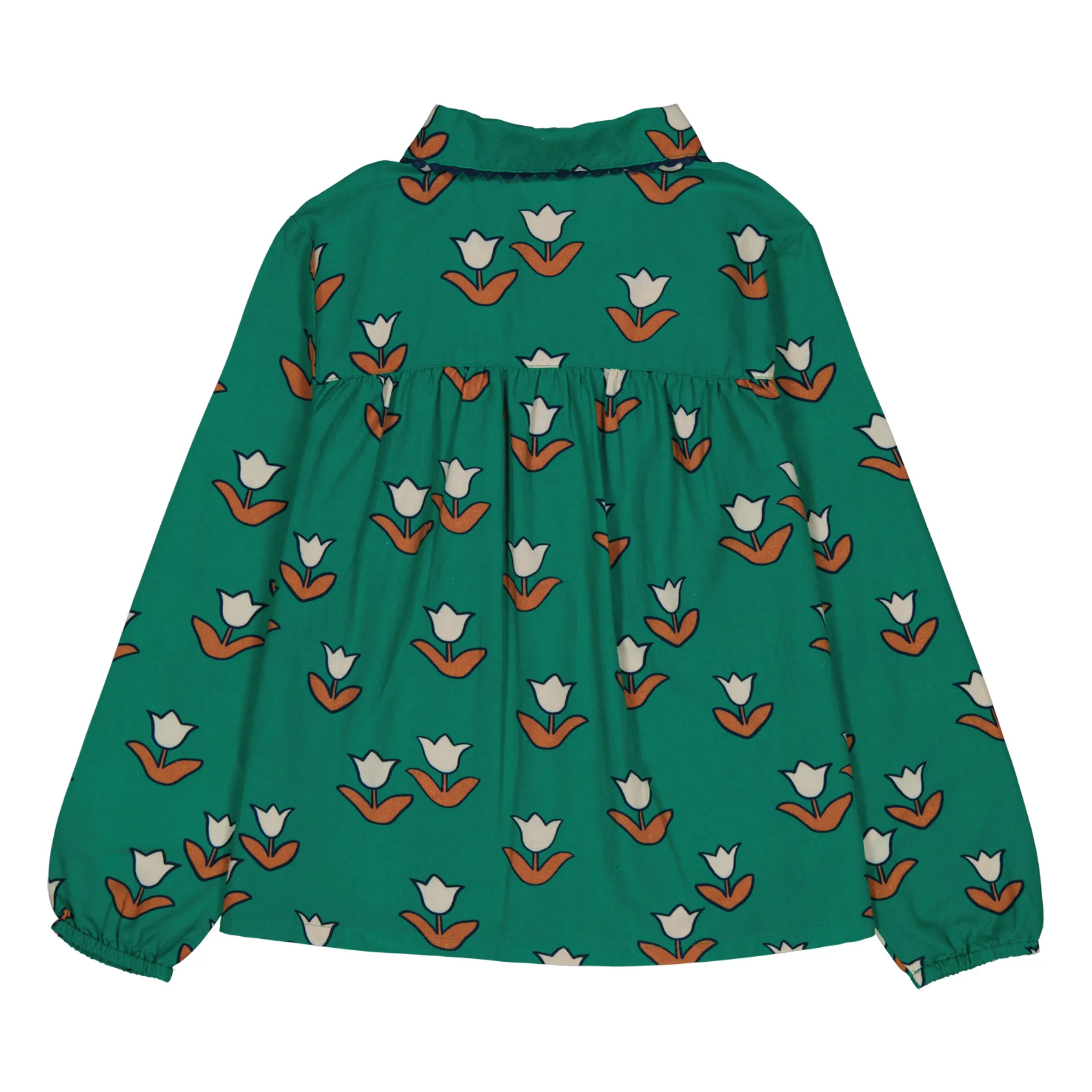 Chemise Tulipes Natalia | Vert- Image produit n°1