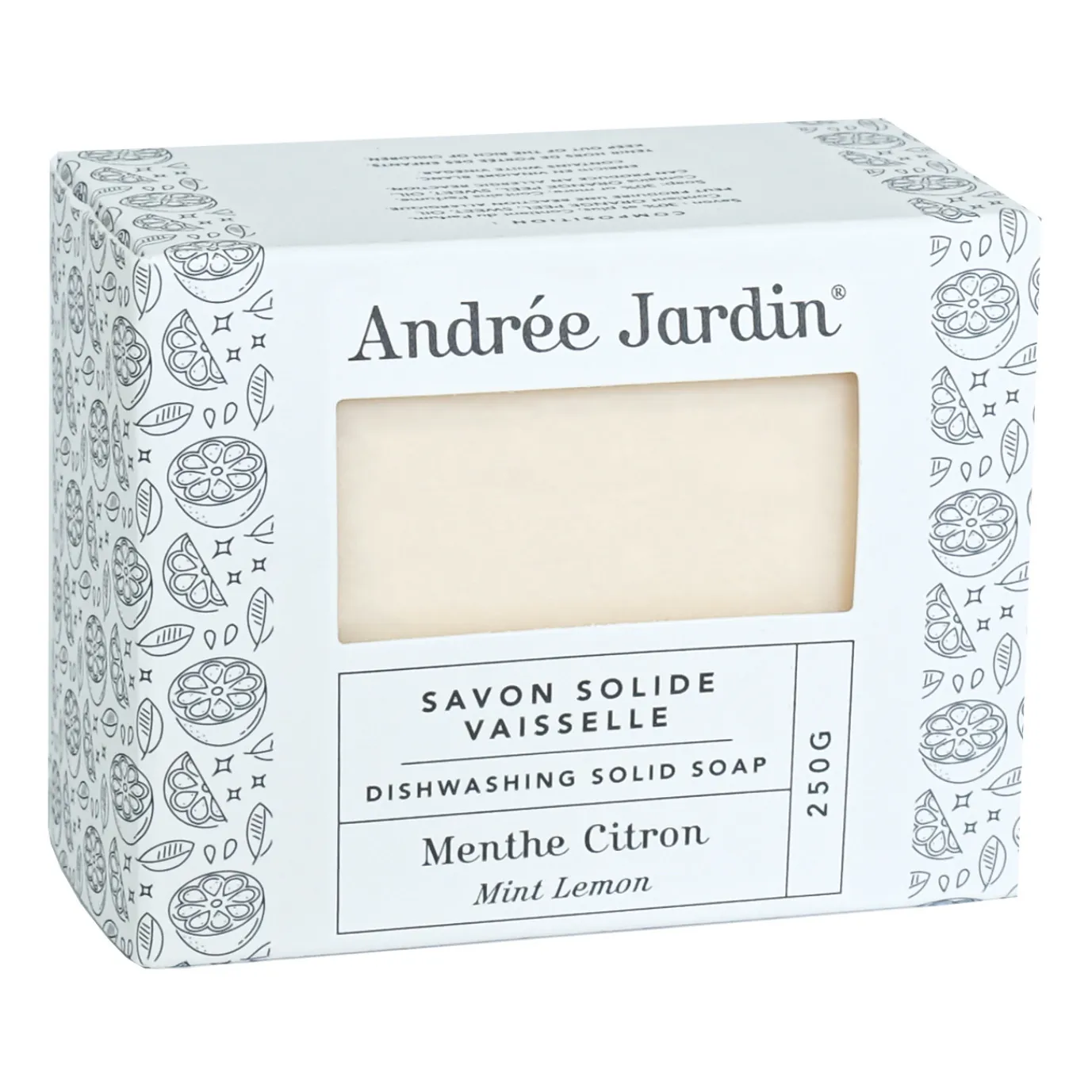 Andrée Jardin White Solid Dishwashing Detergent - Mint Lemon