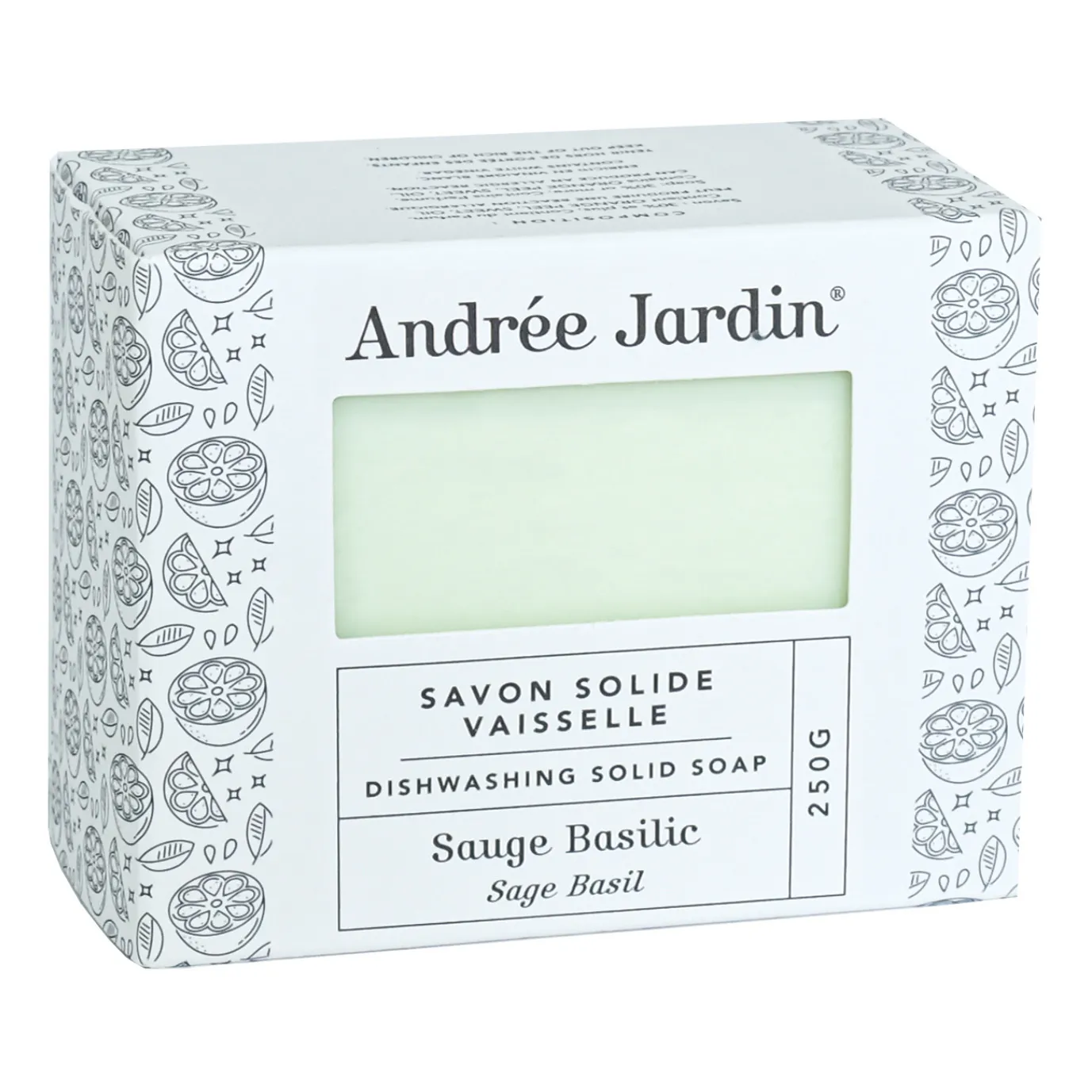 Andrée Jardin White Solid Dishwashing Detergent - Sage Basil