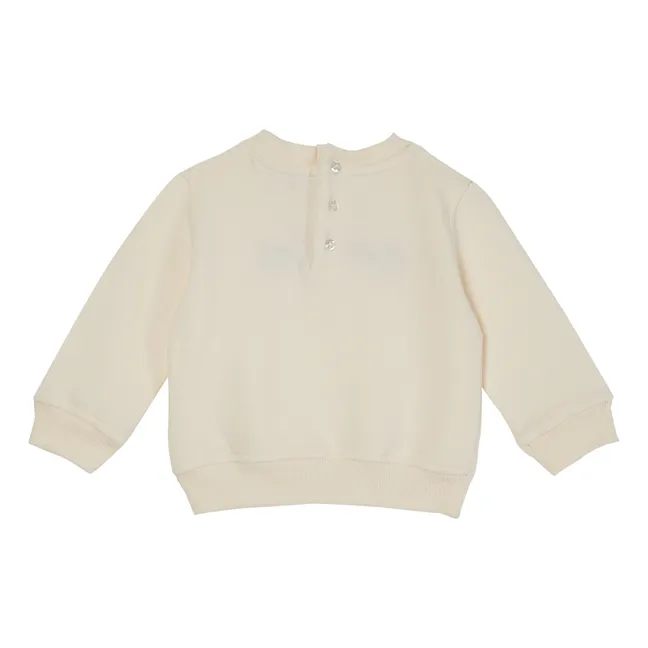 Graou Organic Cotton Bouclette Sweatshirt | Ecru