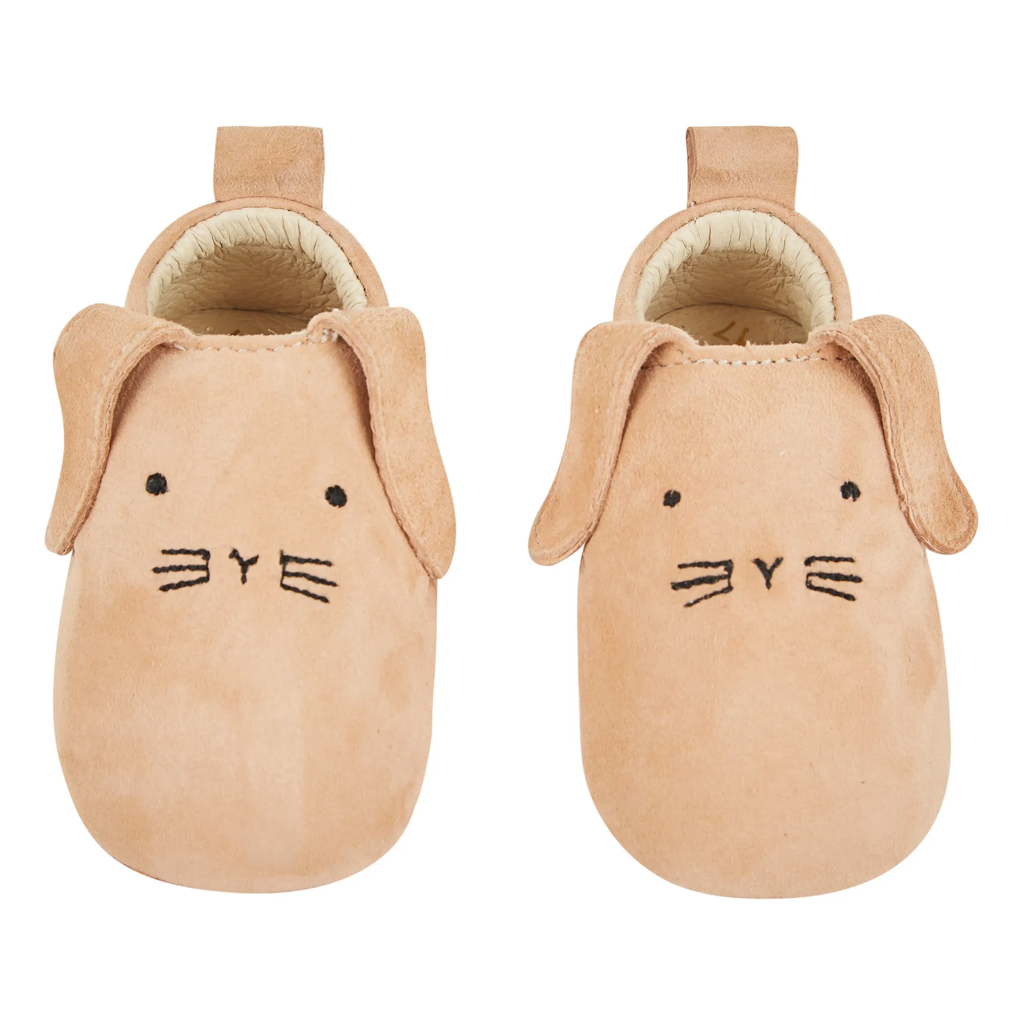 Emile Et Ida Beige Lapinchou Slippers