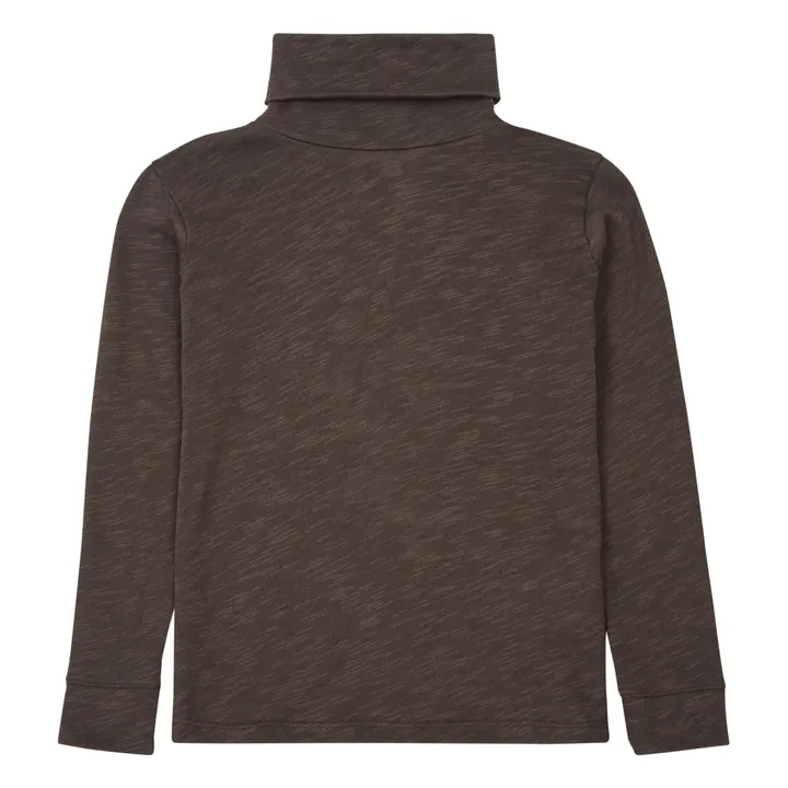 Sweatshirt Baumwolle schillernder Fasan | Schokoladenbraun- Produktbild Nr. 0