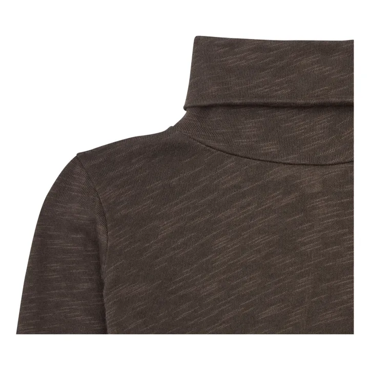 Sweatshirt Baumwolle schillernder Fasan | Schokoladenbraun- Produktbild Nr. 1
