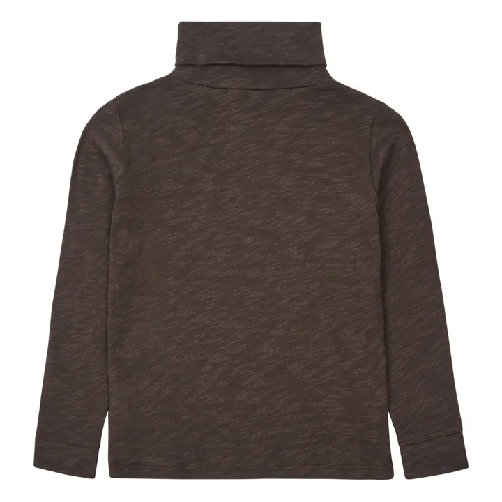 Sweatshirt Baumwolle schillernder Fasan | Schokoladenbraun- Produktbild Nr. 2