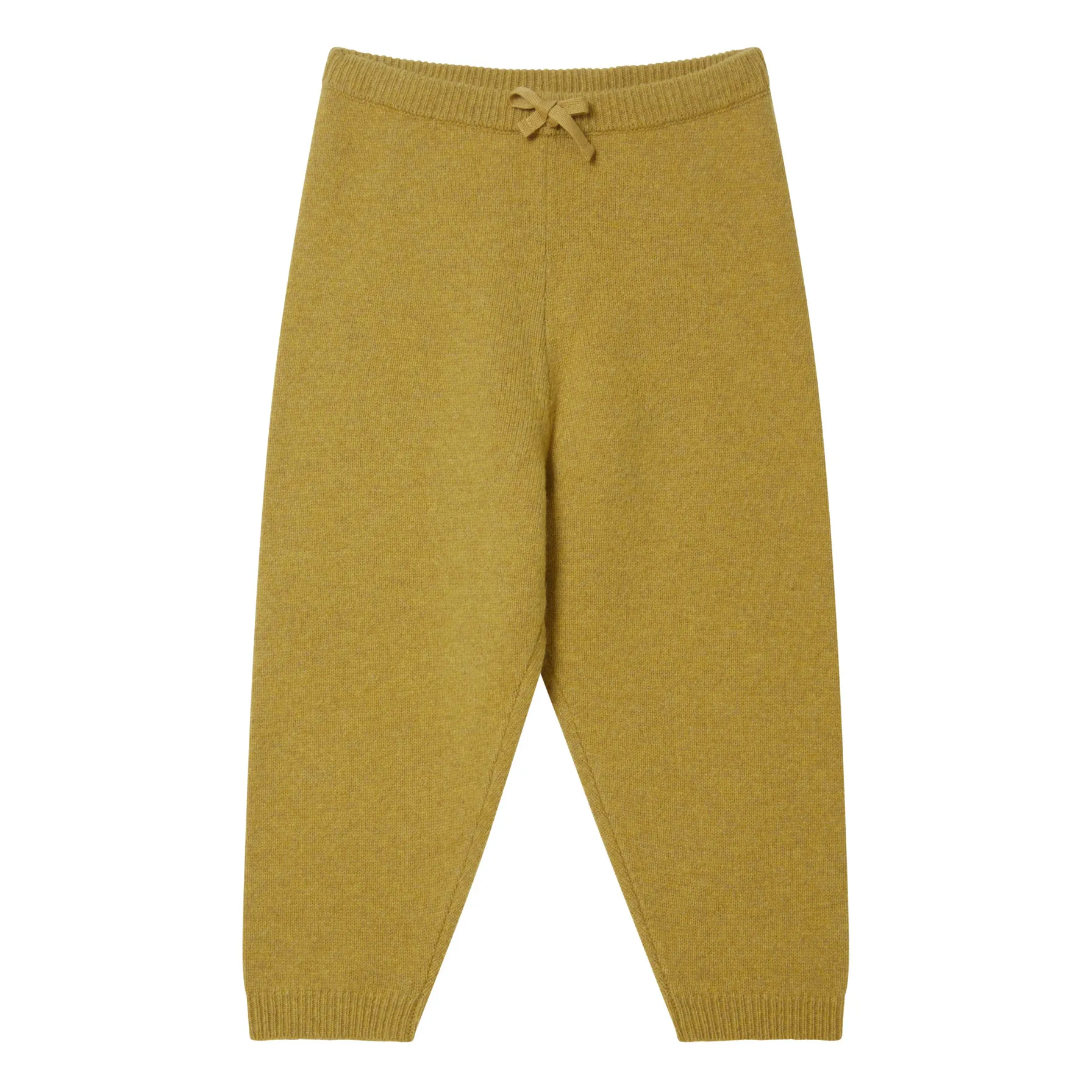 Caramel Ochre Parakeet Responsible Wool And Recycled Nylon Trousers