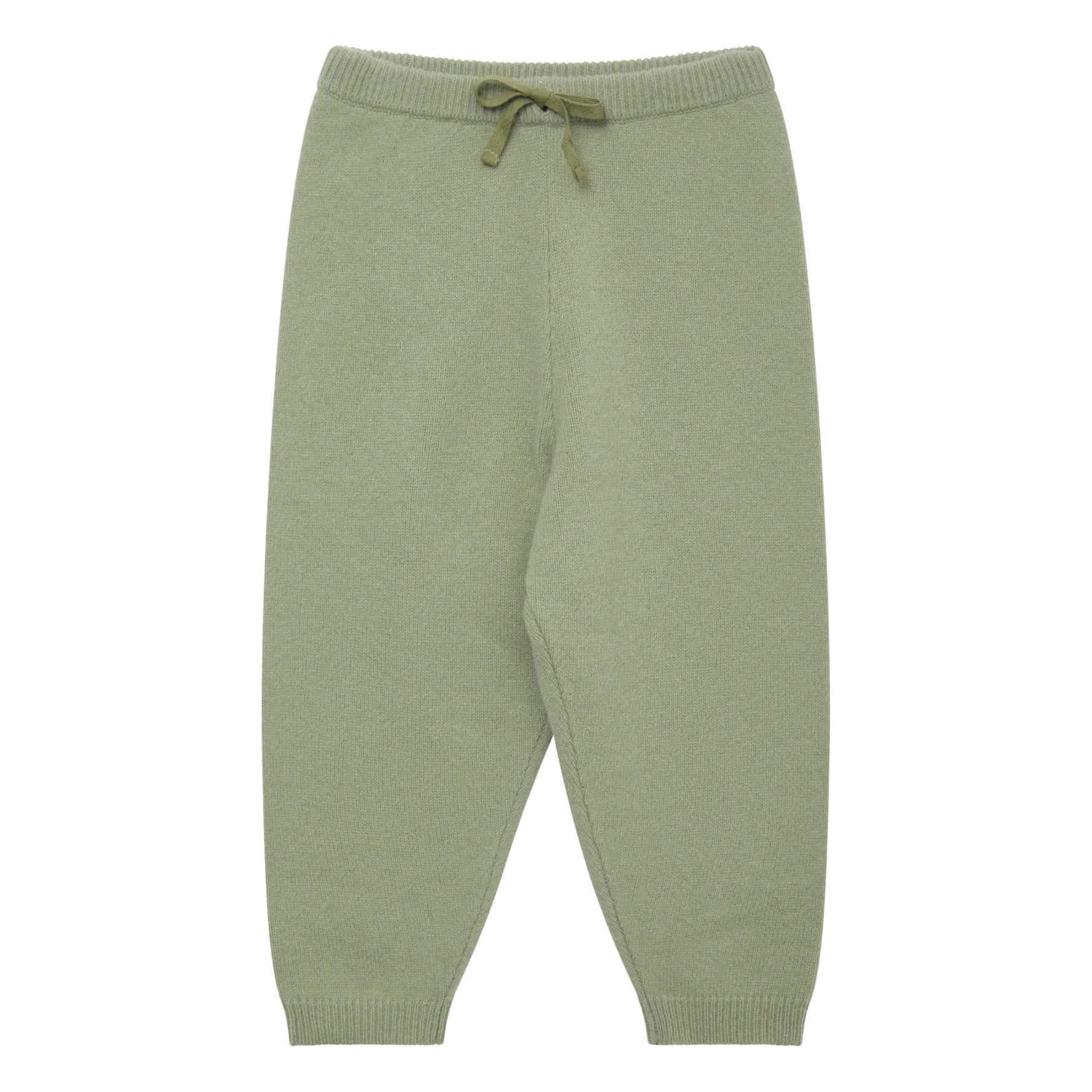 Caramel Sage Parakeet Responsible Wool And Recycled Nylon Trousers