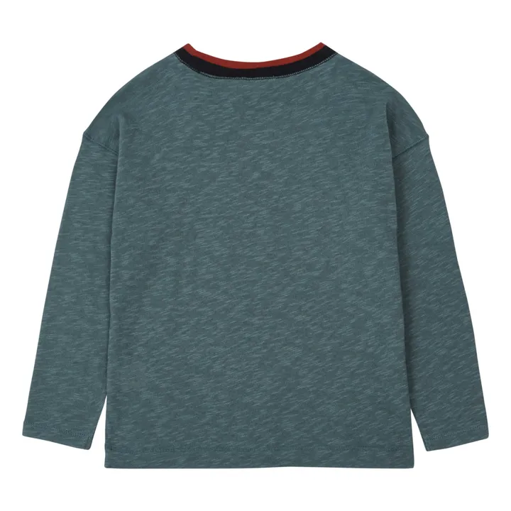 T-Shirt Vibernum | Graublau- Produktbild Nr. 2
