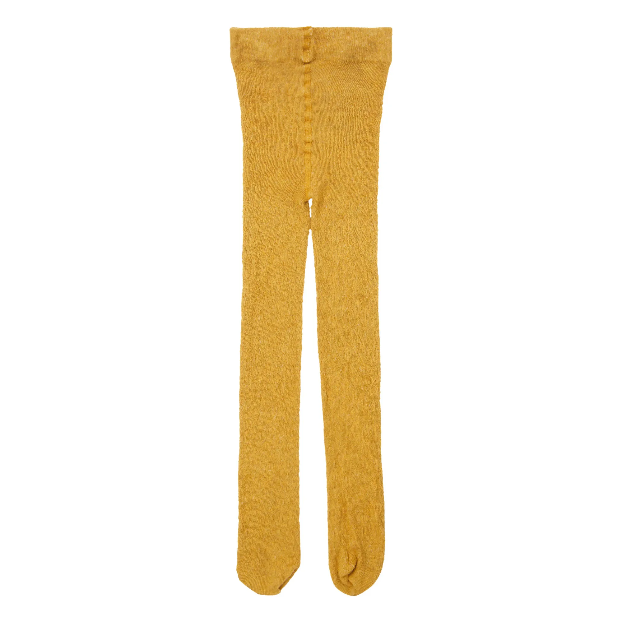 Caramel Ochre Pointelle Tights