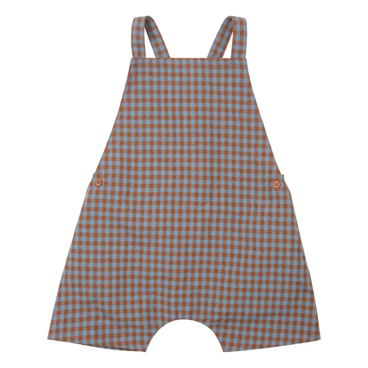 Correa Checked Overalls | Chocolate- Product image n°0
