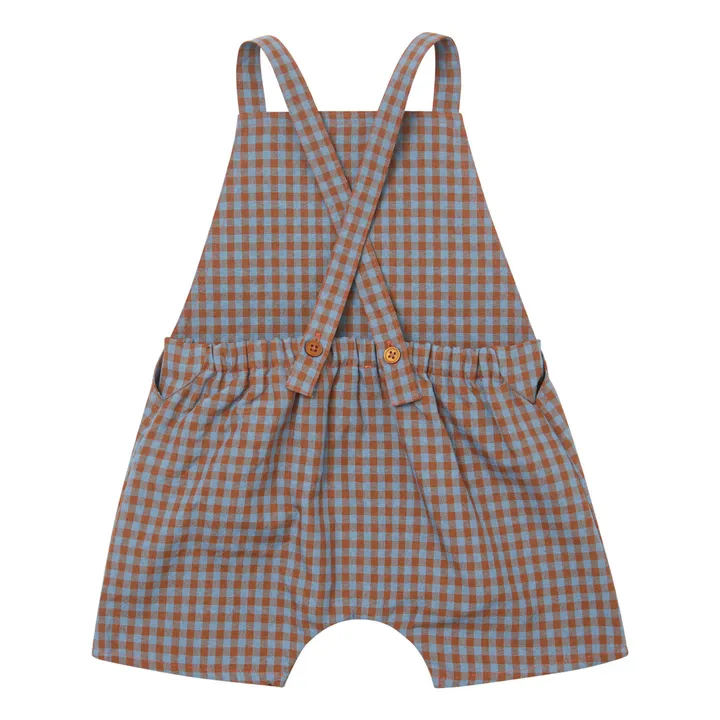 Correa Checked Overalls | Chocolate- Product image n°1