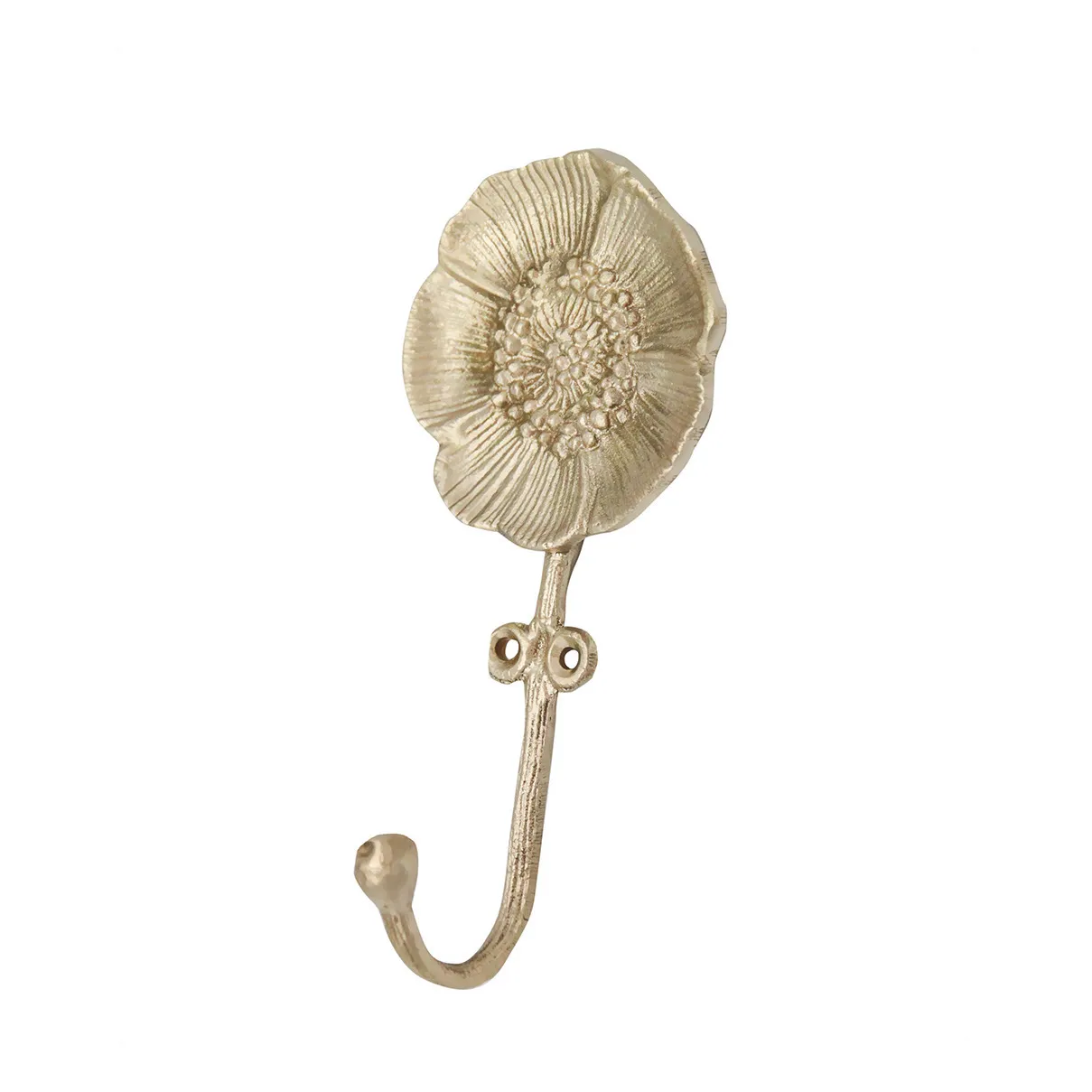 Doing Goods - Patère en laiton mat Mia Poppy (Doing Goods) - Image 1