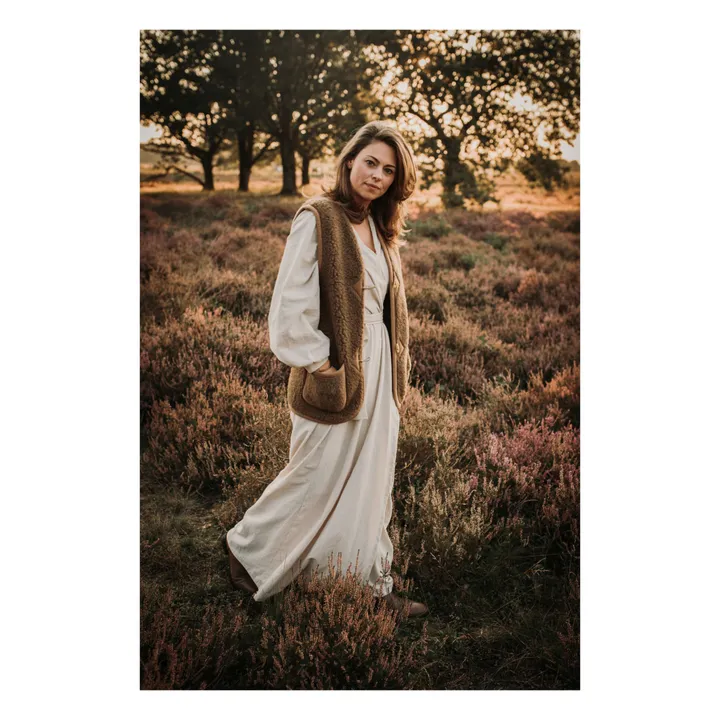  Alpen Sleeveless Jacket | Brown- Product image n°1