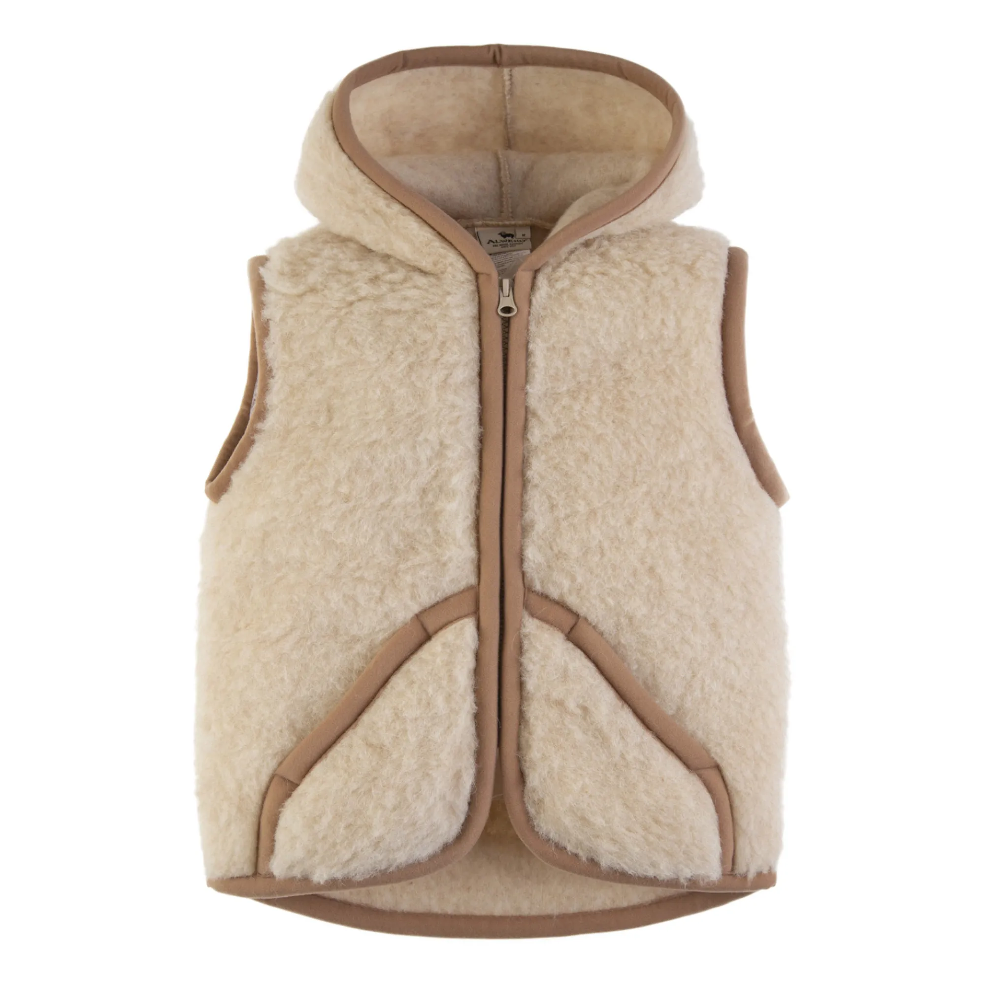Alwero - Robby Hooded Vest - Beige | Smallable