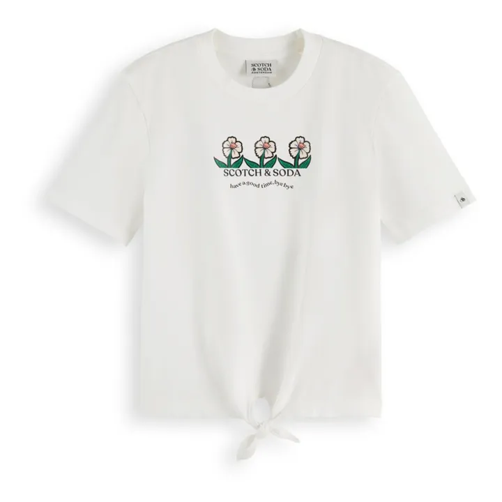 T-Shirt Fiori | Bianco- Immagine del prodotto n°0