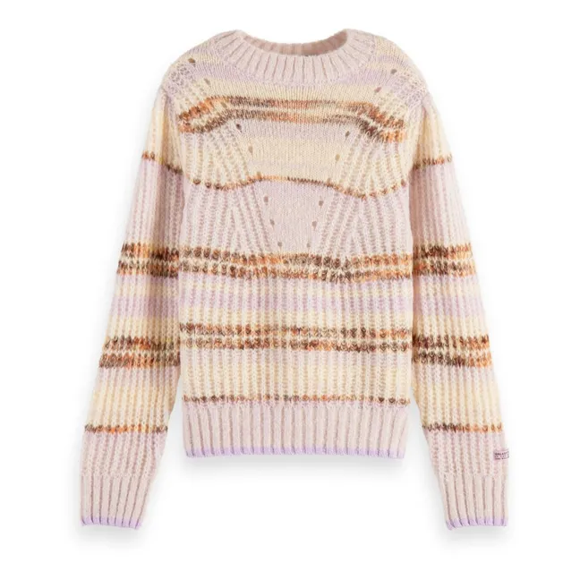 Pull Imprimé | Rose pâle