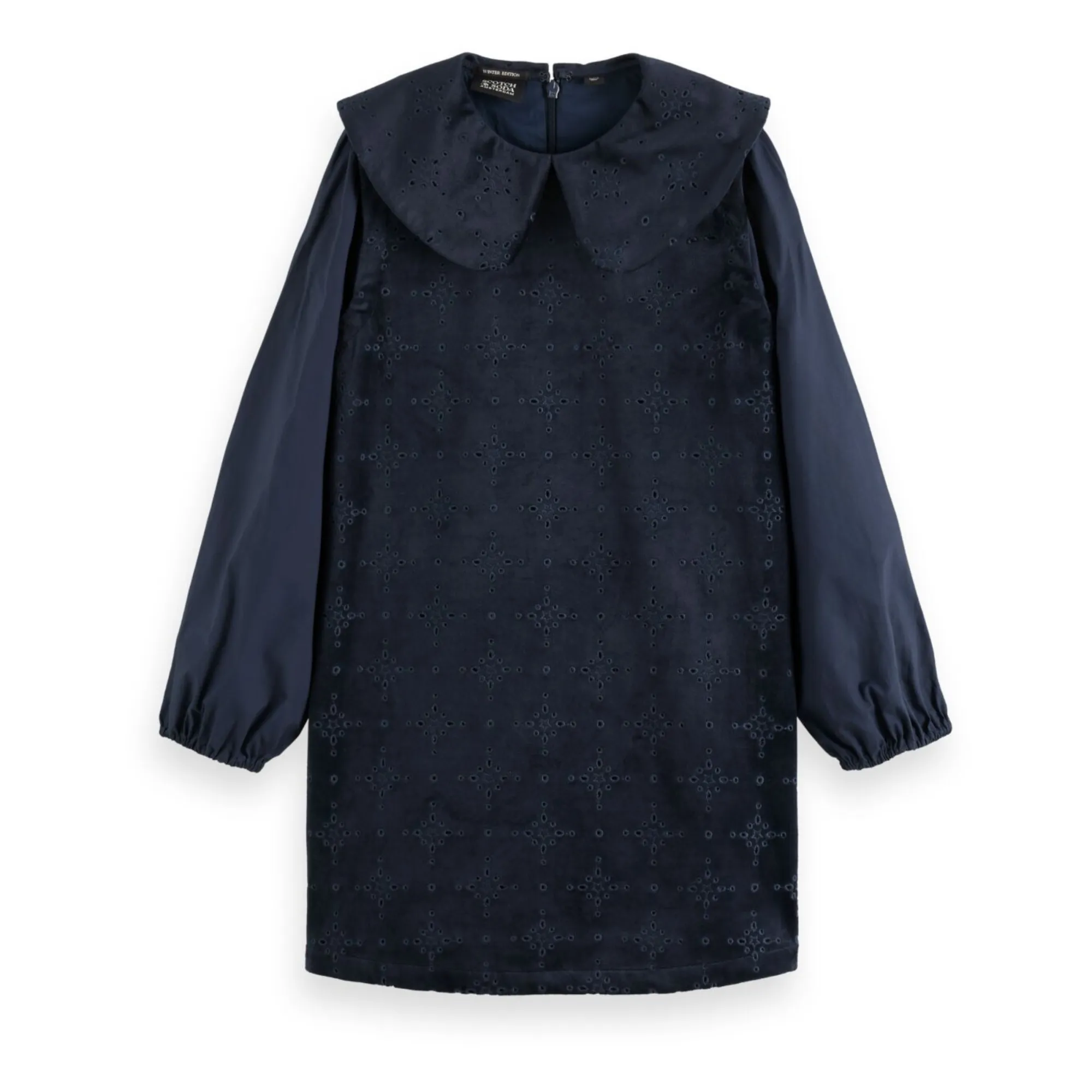 Scotch & Soda Midnight Blue Collar Dress