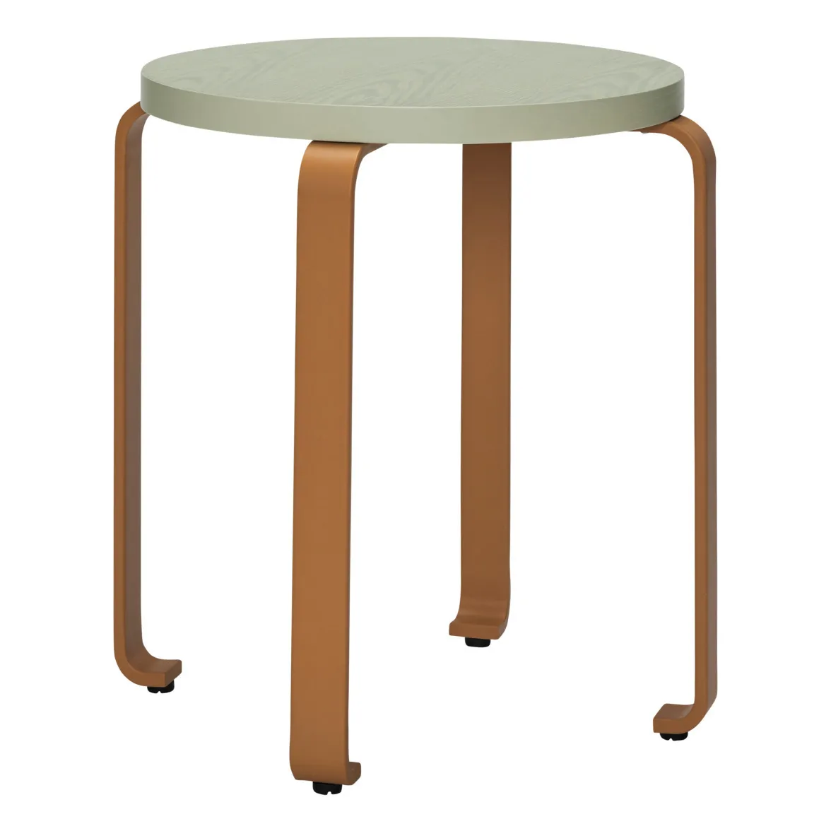 Hübsch Orange Rouille Smile Stool