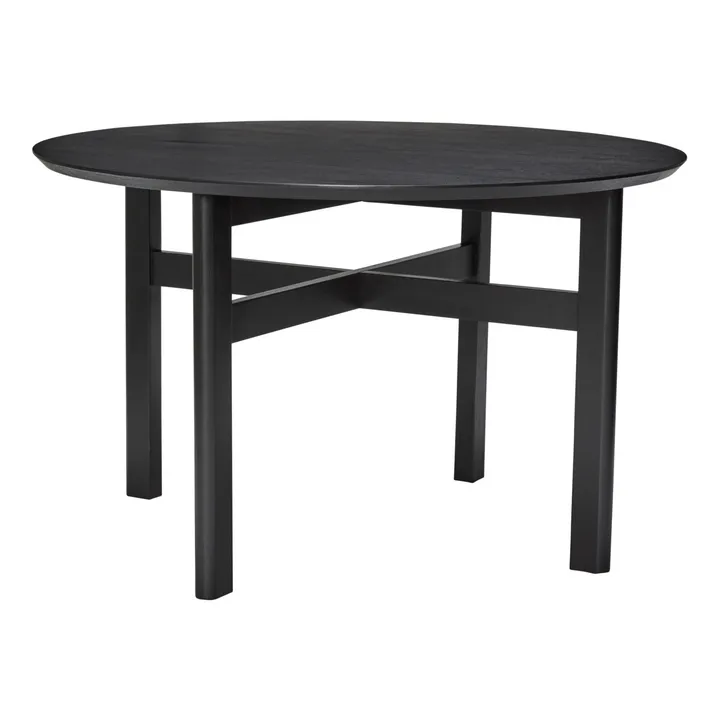 Table ronde Fjord | Noir- Image produit n°0