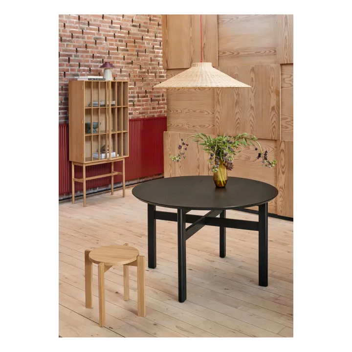 Table ronde Fjord | Noir- Image produit n°1