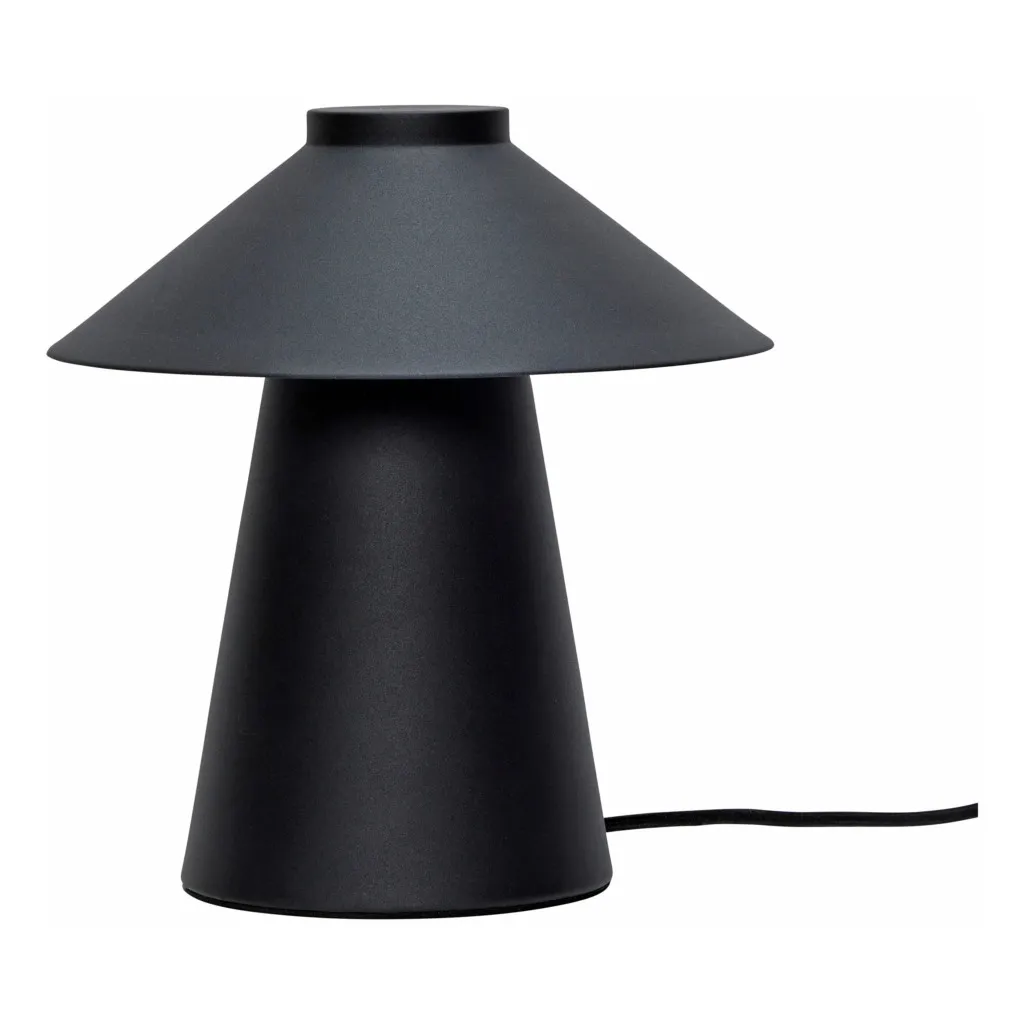 Hübsch Black Chipper Table Lamp