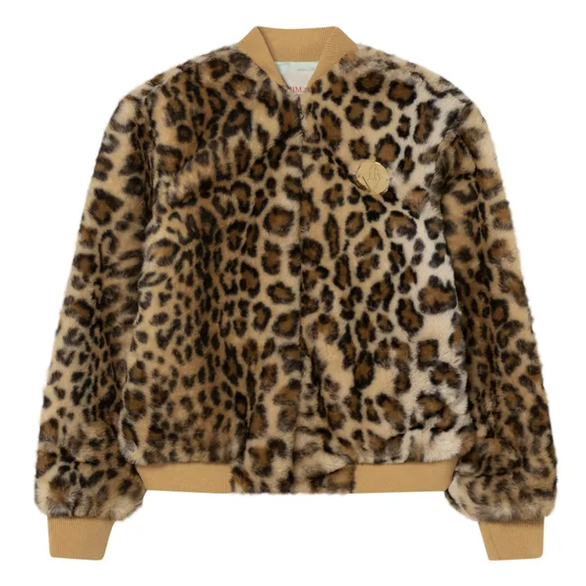 Veste Leopard | Marron