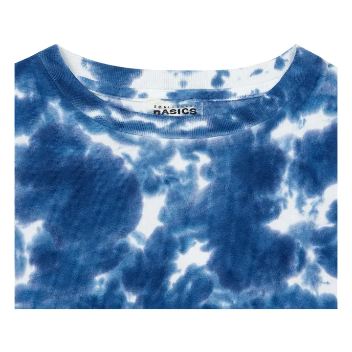 Maglietta in cotone biologico | Blu marino - Ecru- Immagine del prodotto n°1