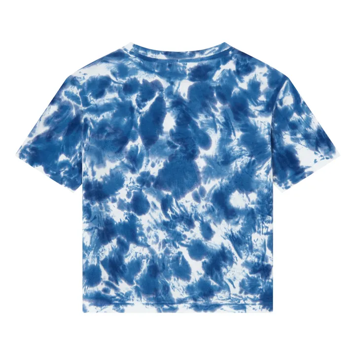 Maglietta in cotone biologico | Blu marino - Ecru- Immagine del prodotto n°2