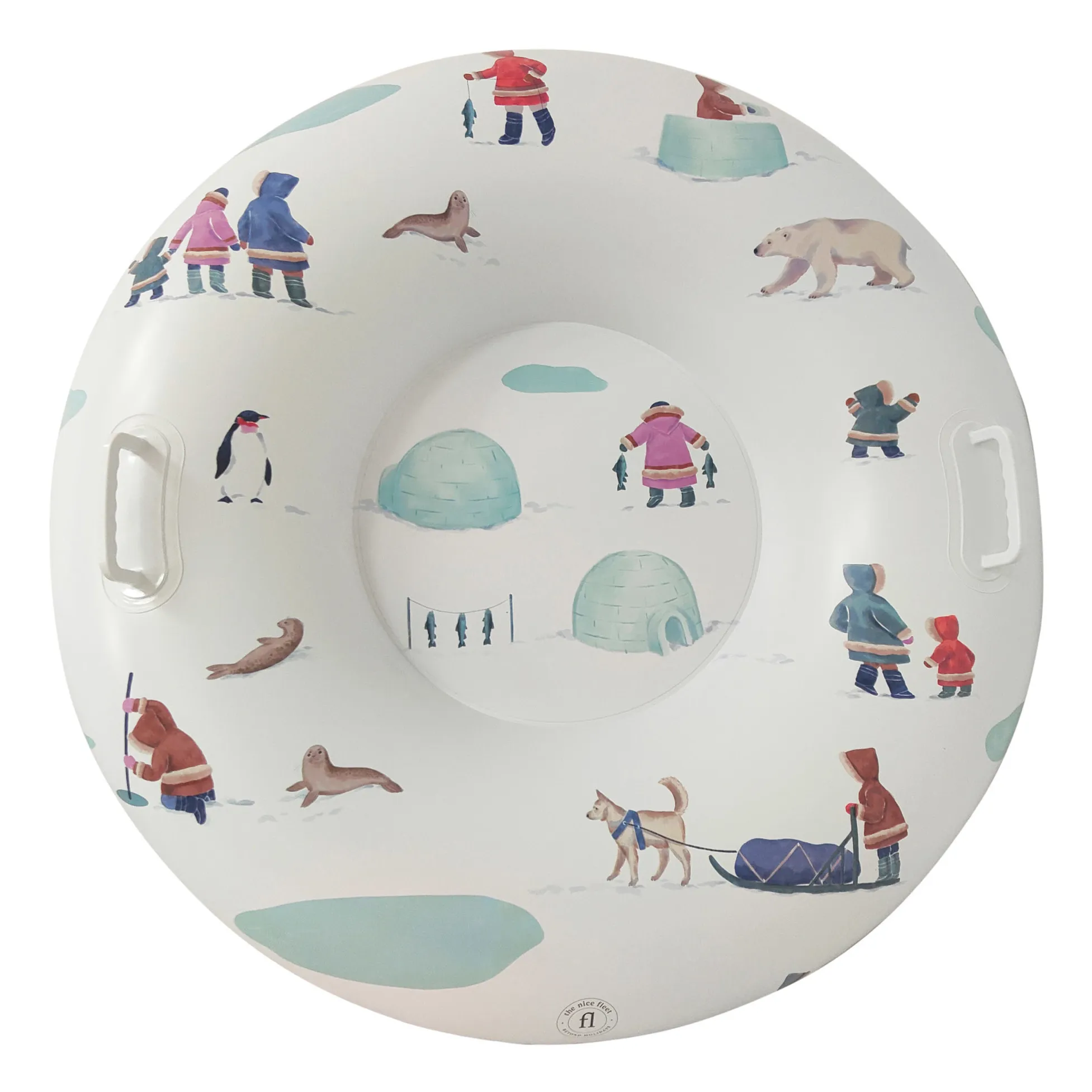 The Nice Fleet Multicoloured Apauluk Inflatable Sled