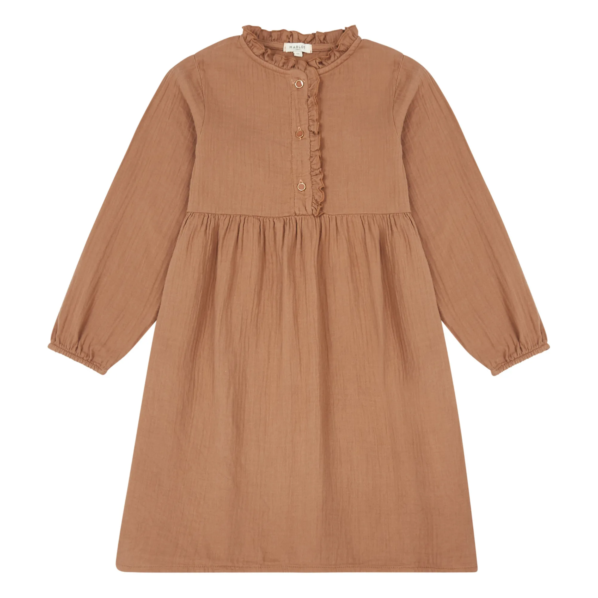 Marlot Paris Dusty Pink Margot Cotton Muslin Dress